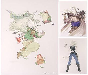 天野喜孝 FF6「リボン」 作品証明書付き 天野喜孝 FF6「リボン」 作品証明書付き Amazon.co.jp: ジャパン